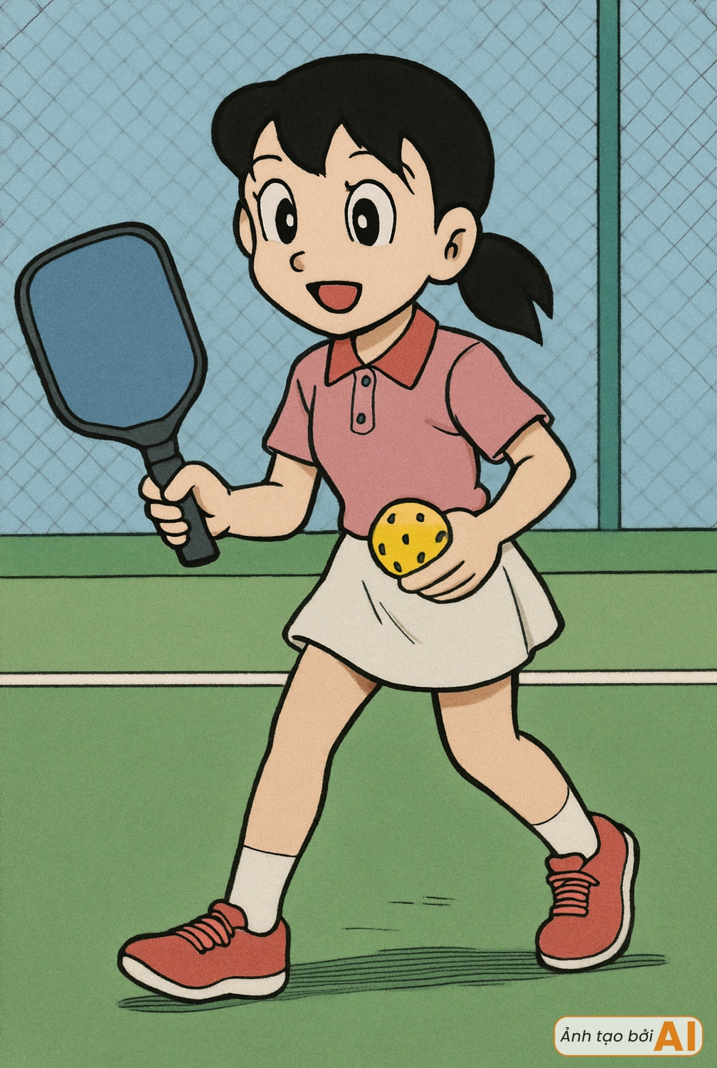 Thuỷ thủ Mặt Trăng, ái nữ tài phiệt Sonoko cùng dàn mỹ nhân manga kéo nhau lên sân pickleball: Trận đấu kinh điển- Ảnh 4.