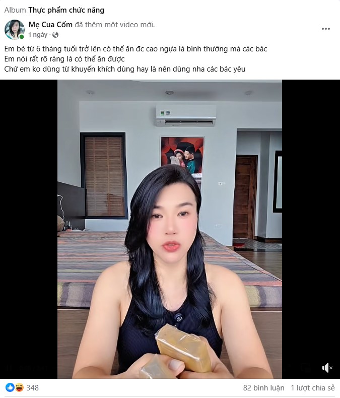 Mẹ Cua Cốm, TikToker vừa gây tranh cãi với clip review 