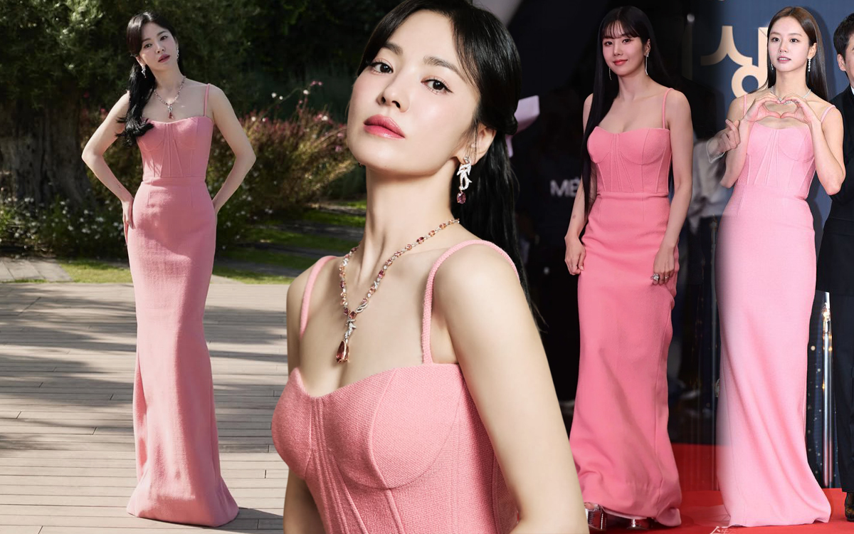Song Hye Kyo khoe body đồng hồ cát, chẳng ngại đụng độ đàn em kém hơn chục tuổi- Ảnh 1.