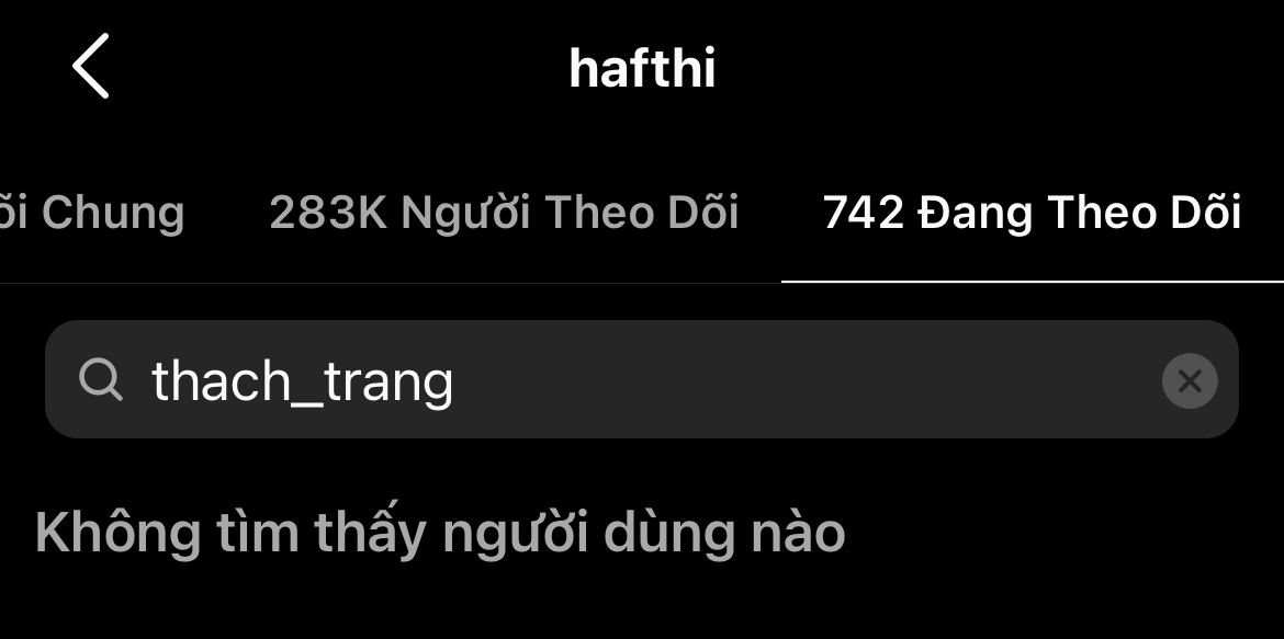 Phát hiện Hà Thi unfollow Thạch Trang, hội gái xinh nổi tiếng bị đồn Phát hiện Hà Thi unfollow Thạch Trang, hội gái xinh nổi tiếng bị đồn