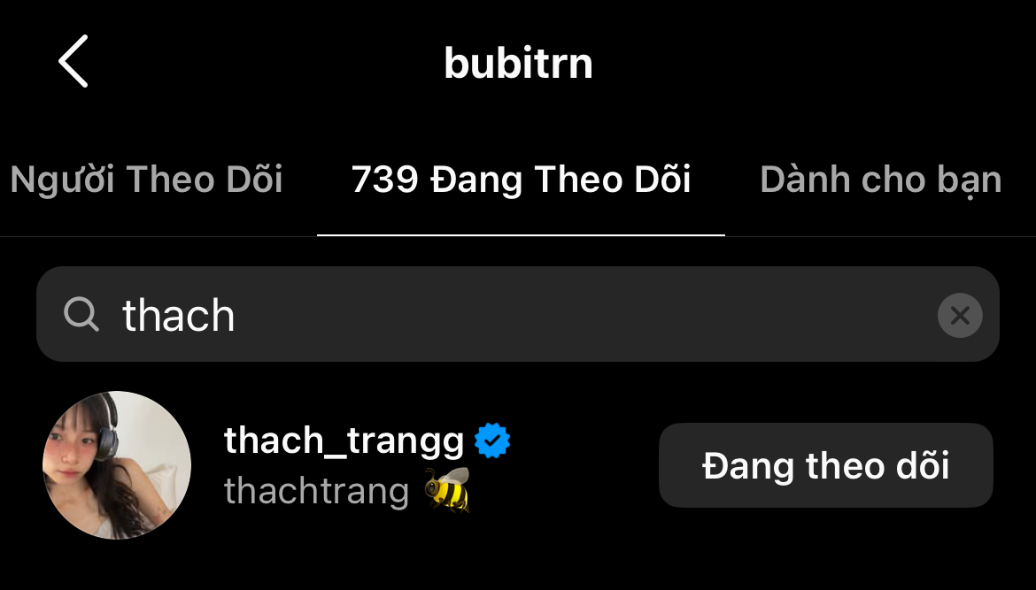 Phát hiện Hà Thi unfollow Thạch Trang, hội gái xinh nổi tiếng bị đồn Phát hiện Hà Thi unfollow Thạch Trang, hội gái xinh nổi tiếng bị đồn