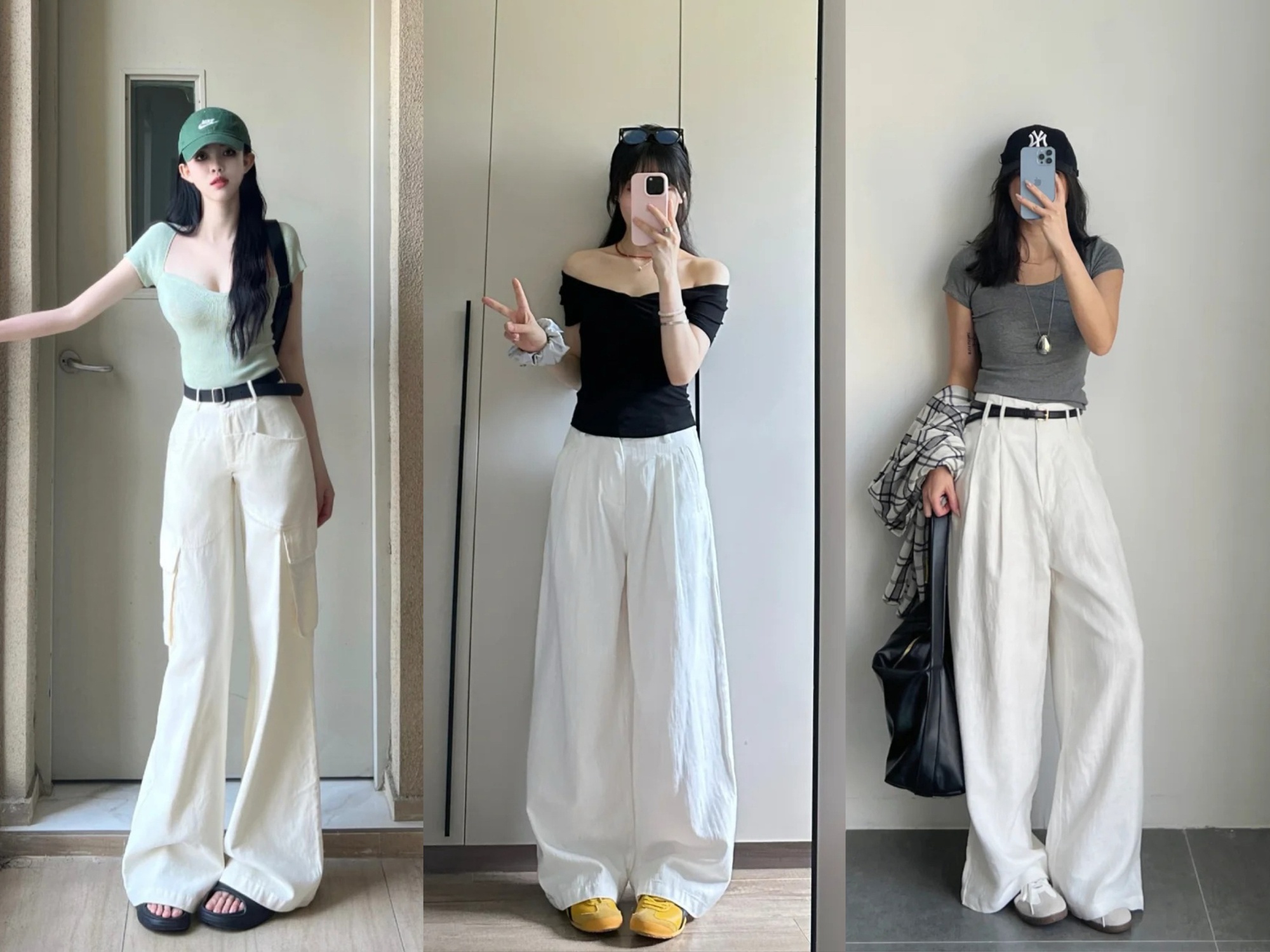 Quần ống rộng lên ngôi, nắm vững bí quyết phối đồ để nâng tầm phong cách thời thượng- Ảnh 10. Quần ống rộng lên ngôi, nắm vững bí quyết phối đồ để nâng tầm phong cách thời thượng- Ảnh 10.