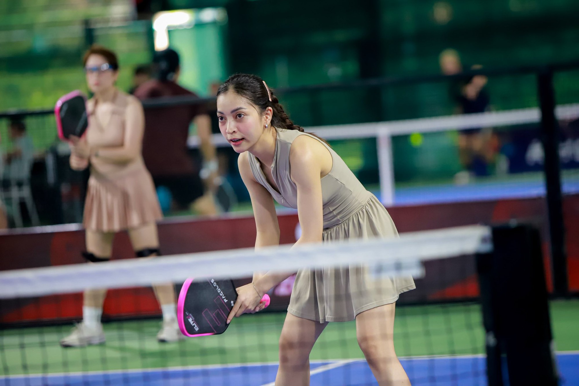 "Mối tình năm 17 tuổi" hot nhất làng bóng khoe visual trắng phát sáng, 2 lần vô địch pickleball trong 2 tháng- Ảnh 5.