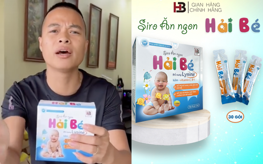 Thu hồi toàn bộ Siro ăn ngon Hải Bé là hàng giả trên toàn quốc