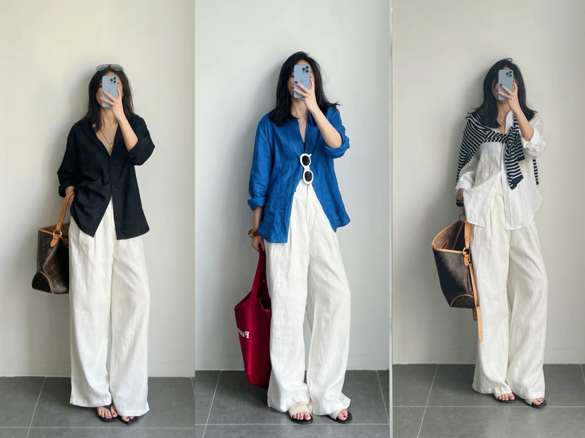 Quần ống rộng lên ngôi, nắm vững bí quyết phối đồ để nâng tầm phong cách thời thượng- Ảnh 7. Quần ống rộng lên ngôi, nắm vững bí quyết phối đồ để nâng tầm phong cách thời thượng- Ảnh 7.