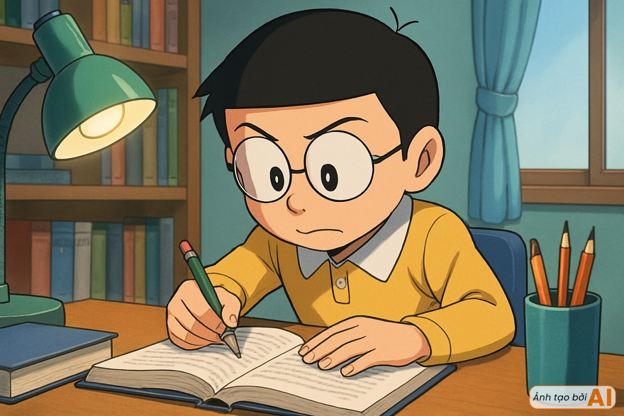 Nhóm bạn Doraemon đi thi IELTS: Nobita là người khiến cả lớp sốc nặng, Dekisugi và Shizuka lại gây thất vọng đôi chút- Ảnh 4.