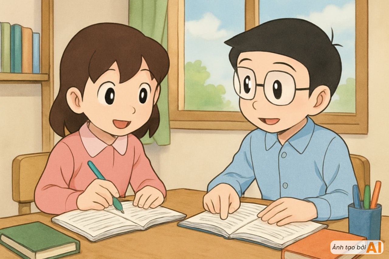 Nhóm bạn Doraemon đi thi IELTS: Nobita là người khiến cả lớp sốc nặng, Dekisugi và Shizuka lại gây thất vọng đôi chút- Ảnh 5.