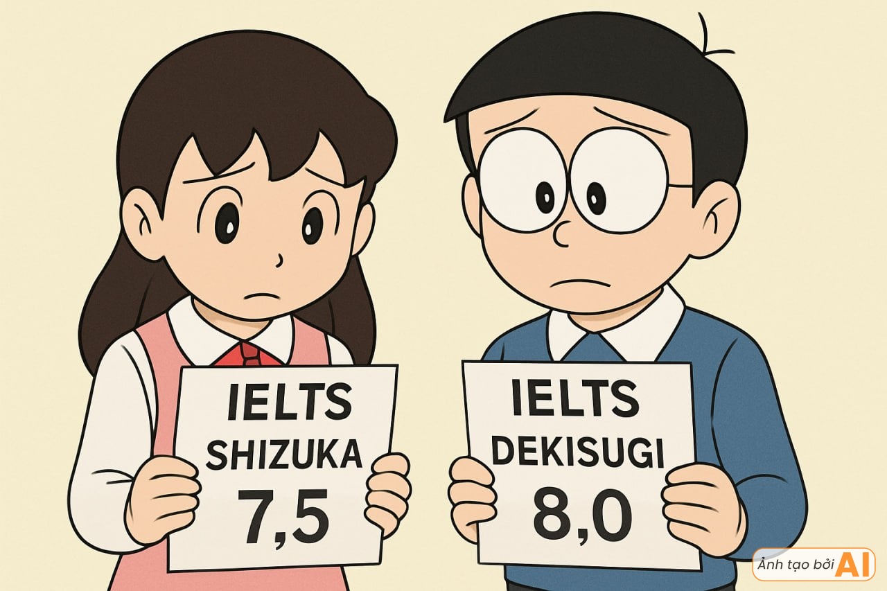 Nhóm bạn Doraemon đi thi IELTS: Nobita là người khiến cả lớp sốc nặng, Dekisugi và Shizuka lại gây thất vọng đôi chút- Ảnh 10.