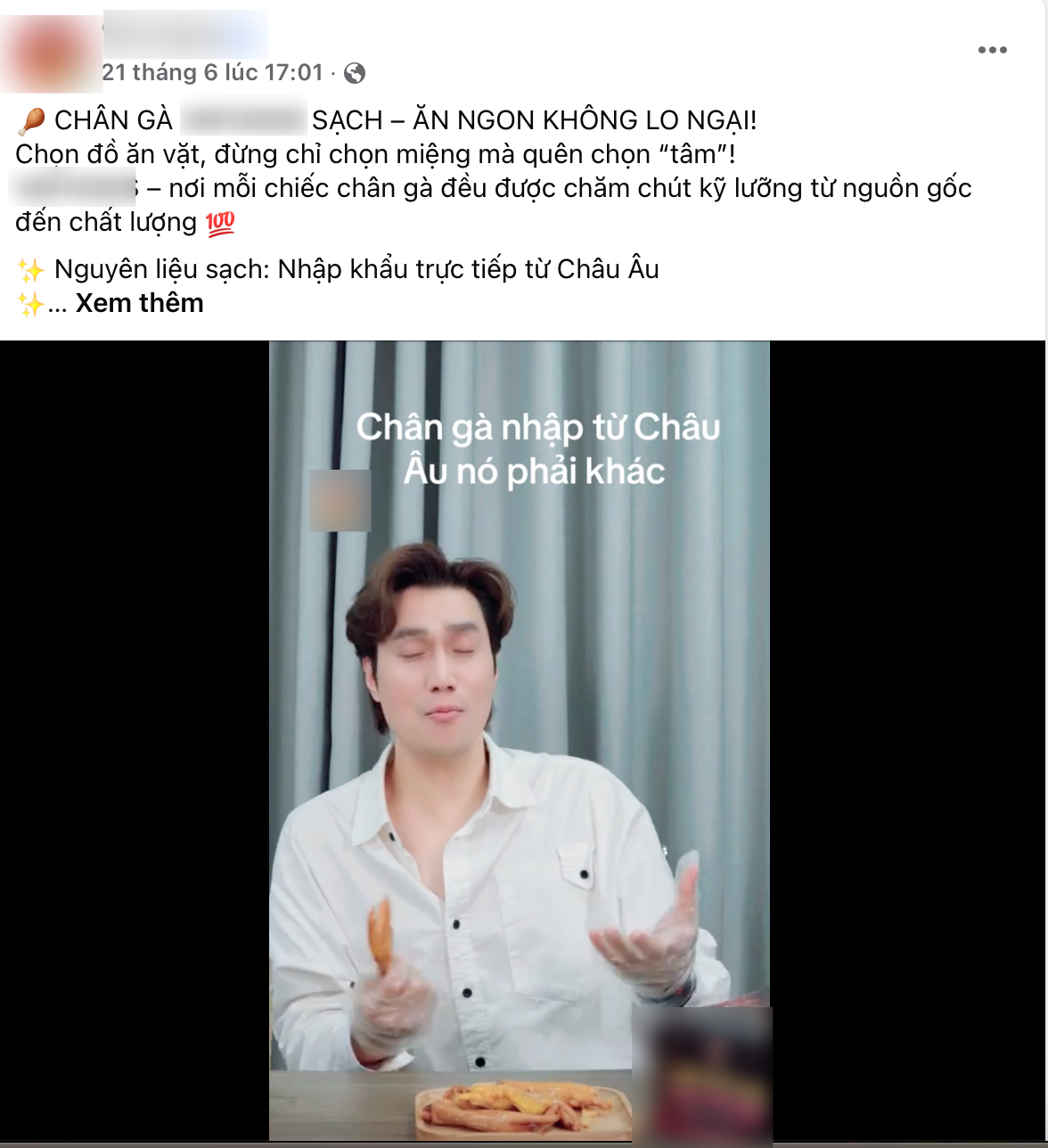 Diễn viên Việt Anh khoá MXH, động thái gây chú ý giữa lúc bị nhắc tên vì bán chân gà- Ảnh 2. Diễn viên Việt Anh khoá MXH, động thái gây chú ý giữa lúc bị nhắc tên vì bán chân gà- Ảnh 2.