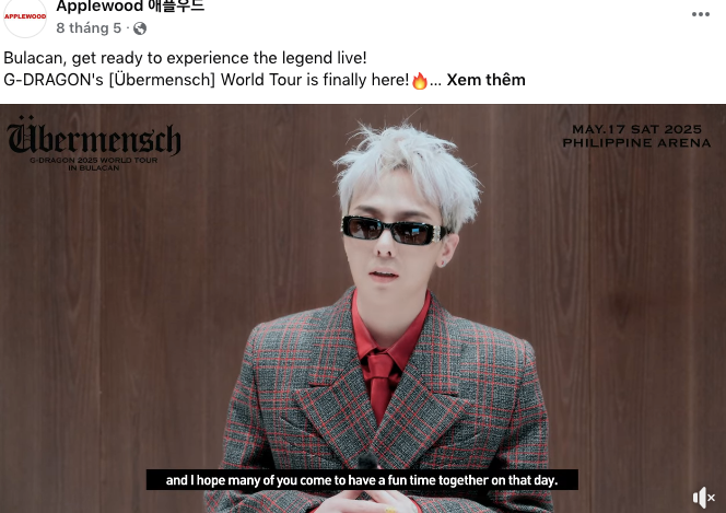 Xác nhận độc quyền: Concert G-Dragon tại Mỹ Đình vào tháng 11 năm nay!- Ảnh 2.