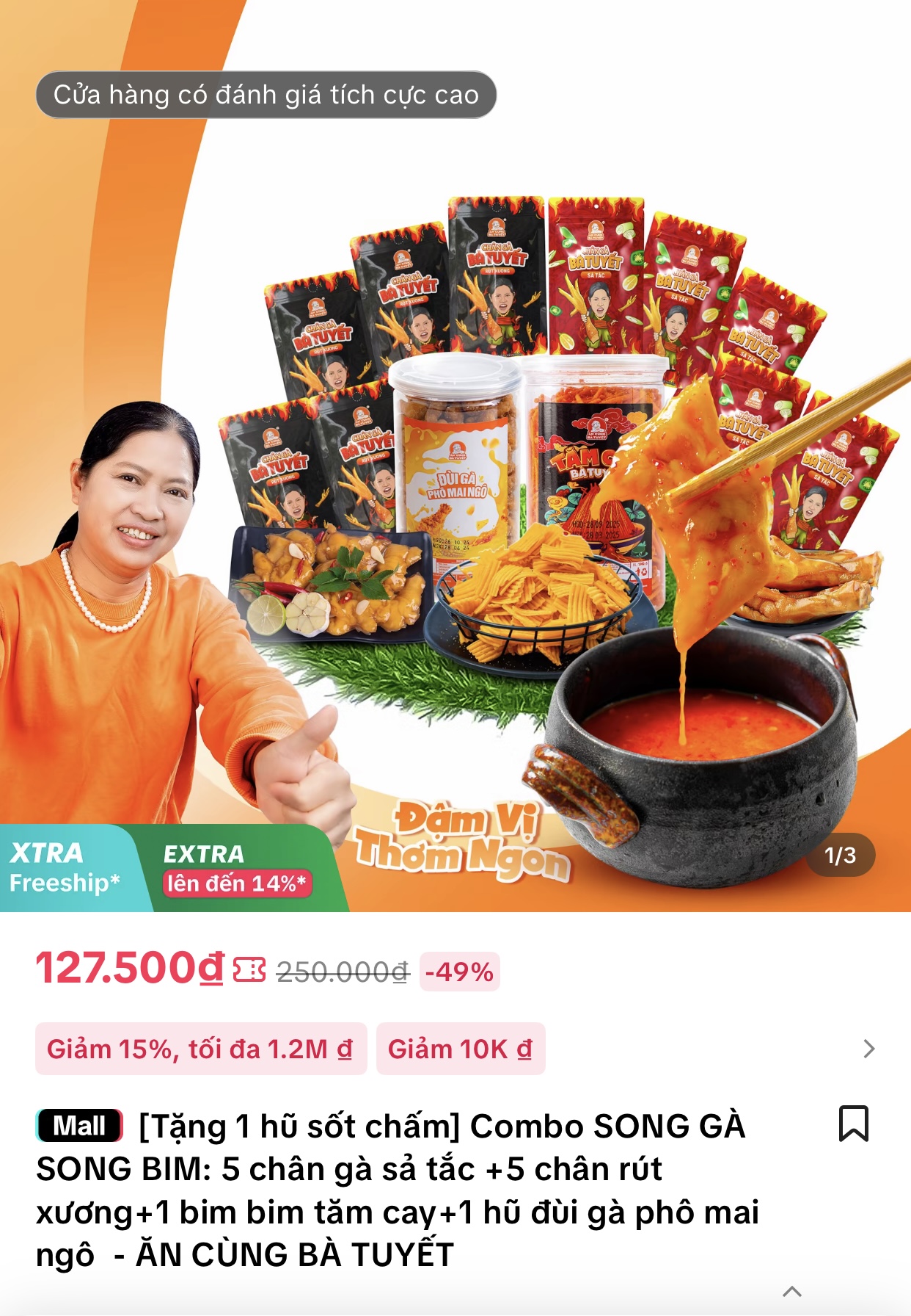 Ăn Cùng Bà Tuyết tiếp tục khẳng định sản phẩm rẻ nhưng an toàn, làm bằng 