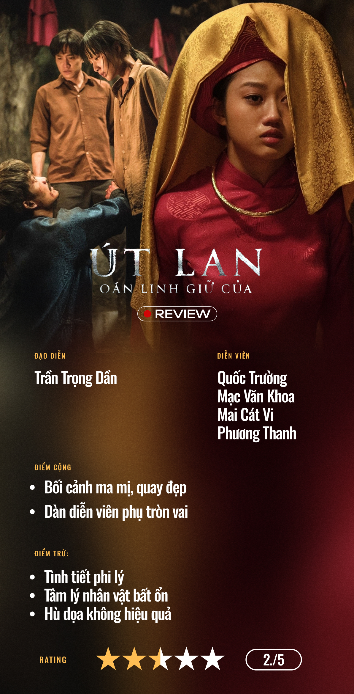 Út Lan: Oán Linh Giữ Của - Thứ đáng sợ nhất không phải con ma, mà là kịch bản đầy sạn- Ảnh 6. Út Lan: Oán Linh Giữ Của - Thứ đáng sợ nhất không phải con ma, mà là kịch bản đầy sạn- Ảnh 6.