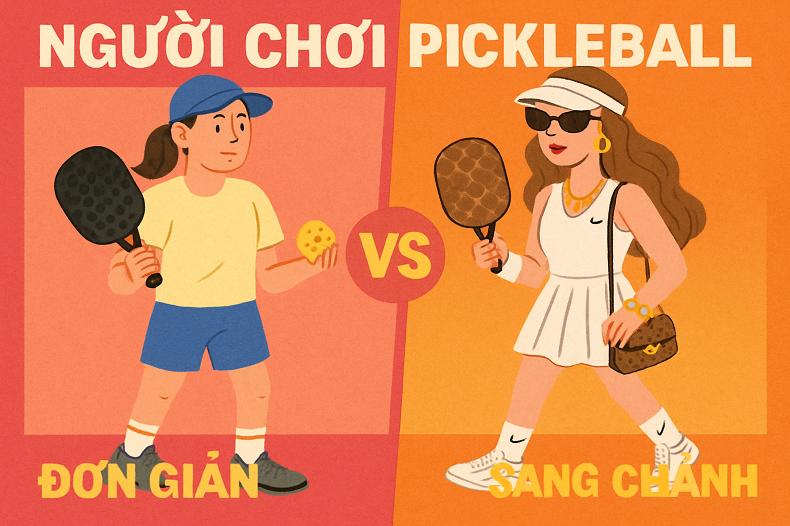 2 kiểu người đối lập trên sân pickleball: Team "liệu cơm gắp mắm" hay team "nhà có điều kiện"?- Ảnh 1.