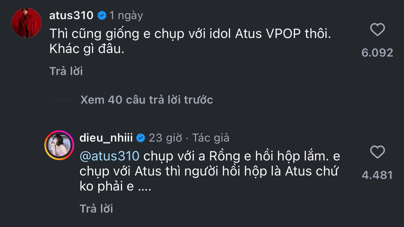 Anh Tú Atus ghen tuông ra mặt với G-Dragon, Diệu Nhi nói 1 câu chứng minh “nóc nhà”!- Ảnh 3. Anh Tú Atus ghen tuông ra mặt với G-Dragon, Diệu Nhi nói 1 câu chứng minh “nóc nhà”!- Ảnh 3.