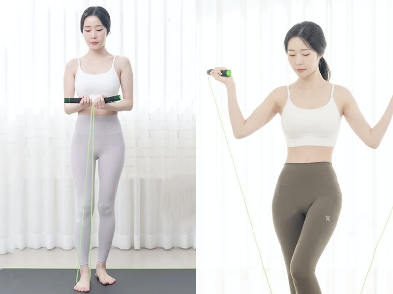 3 bài nhảy dây ngắt quãng, giúp siết mỡ nhanh và dễ tập tại nhà- Ảnh 2.