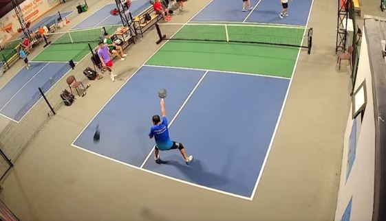 Video Pickleball: Smash khủng khiếp thế này thì ai dám đỡ- Ảnh 2.