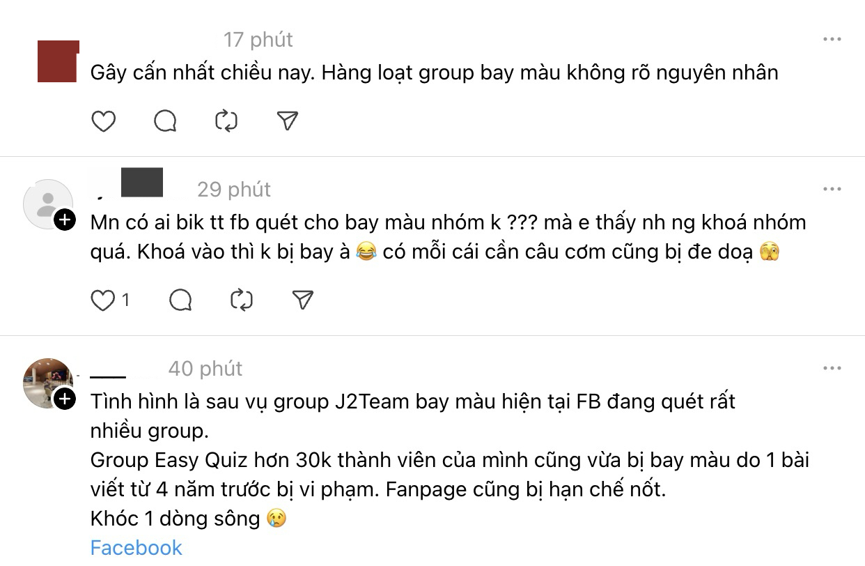 Nóng: Hàng loạt hội nhóm Facebook "bay màu" không rõ nguyên nhân trong ngày 24/6- Ảnh 6. Nóng: Hàng loạt hội nhóm Facebook "bay màu" không rõ nguyên nhân trong ngày 24/6- Ảnh 6.