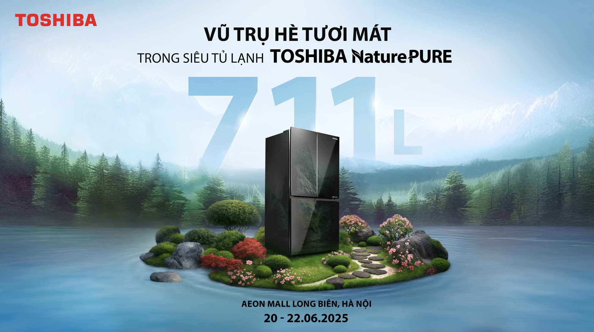 Đổ bộ AEON Mall - khám phá “Vũ trụ hè tươi mát trong siêu tủ lạnh Toshiba NaturePURE 711L”- Ảnh 1. Đổ bộ AEON Mall - khám phá “Vũ trụ hè tươi mát trong siêu tủ lạnh Toshiba NaturePURE 711L”- Ảnh 1.