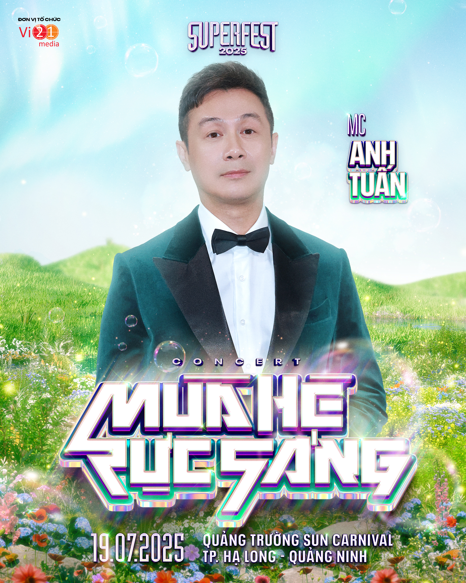 MC Anh Tuấn - Đồng Ánh Quỳnh gia nhập SUPERFEST 2025, Gai Con - Gió Em rần rần hóng đại tiệc “cháy” nhất mùa hè!- Ảnh 2. MC Anh Tuấn - Đồng Ánh Quỳnh gia nhập SUPERFEST 2025, Gai Con - Gió Em rần rần hóng đại tiệc “cháy” nhất mùa hè!- Ảnh 2.
