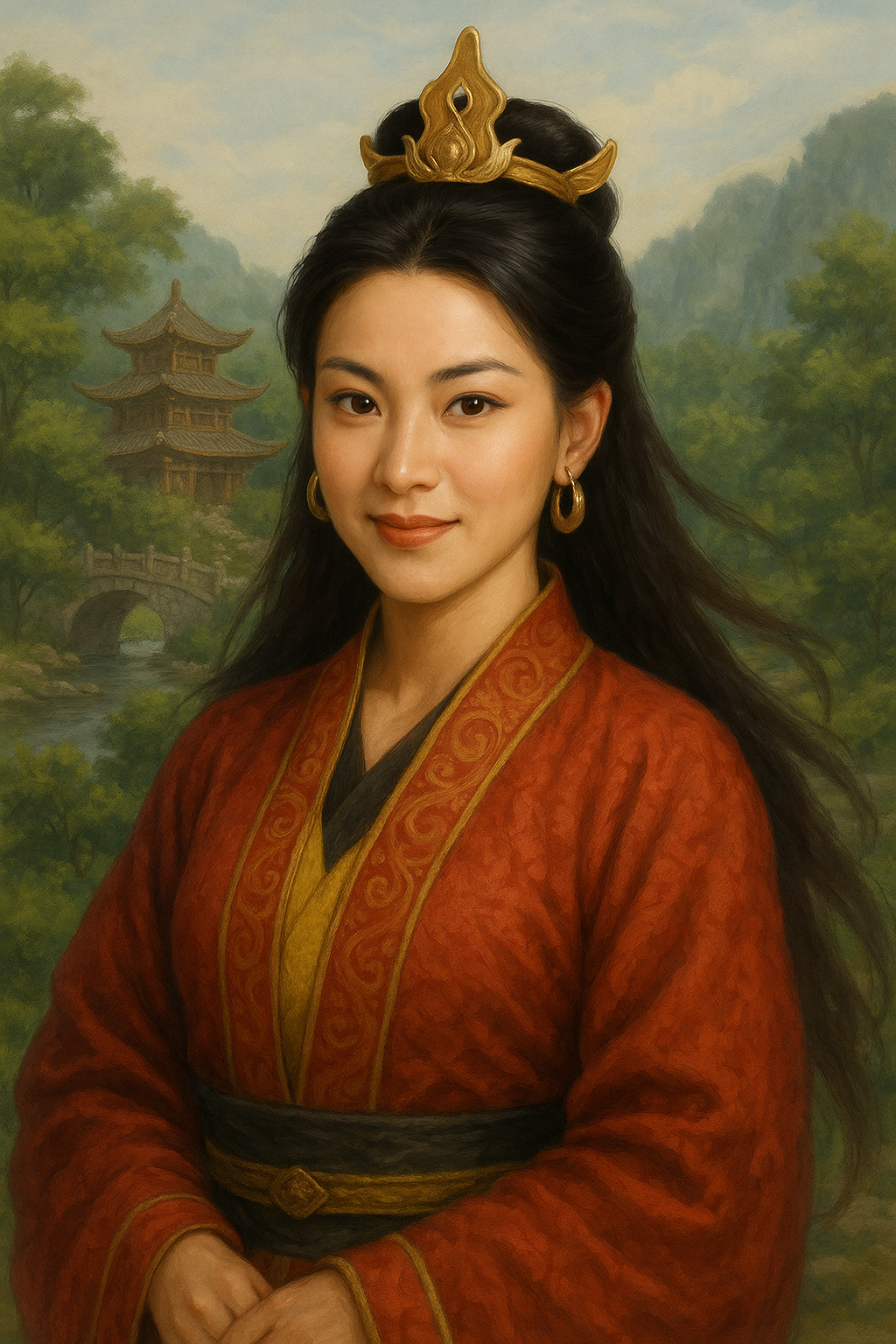 Dùng AI phục dựng chân dung 5 đại mỹ nhân trong truyện Kim Dung, nhan sắc người đẹp nhất gây tranh cãi- Ảnh 3.