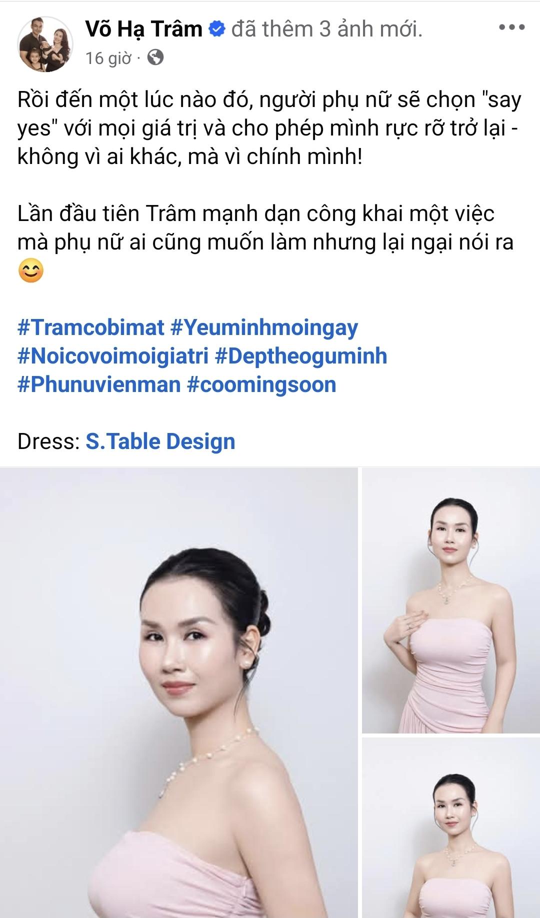 Lần đầu tiên Võ Hạ Trâm “úp mở” dòng tr…