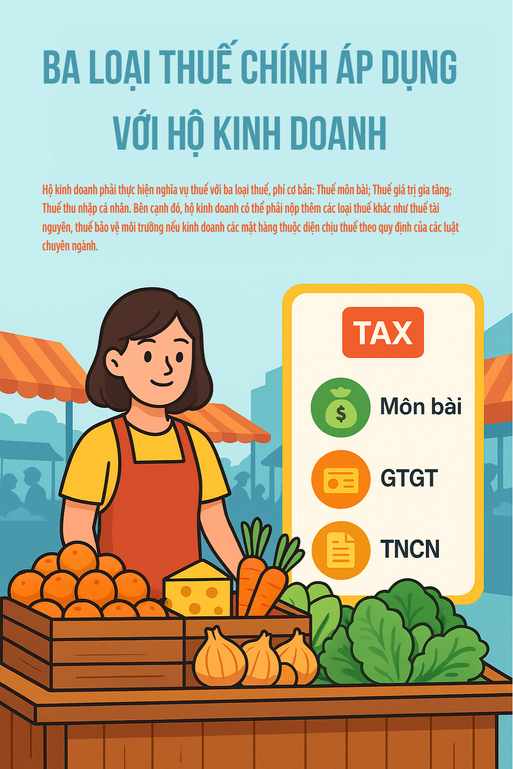 Những loại thuế hộ kinh doanh phải nộp năm 2025: Hơn 3 triệu hộ nên đọc ngay!- Ảnh 1.
