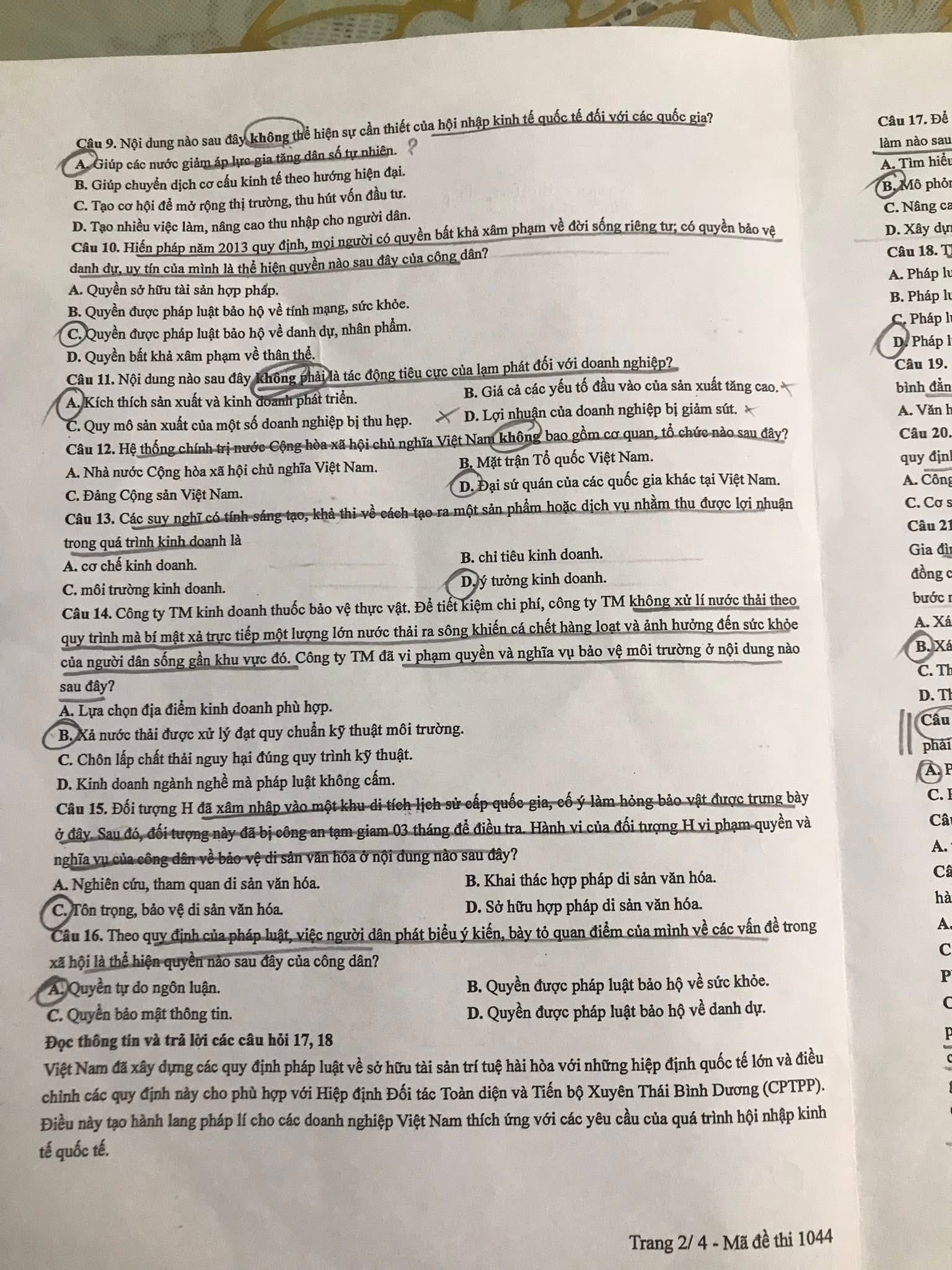 Đề các môn tự chọn thi tốt nghiệp THPT 2025 (Tất cả 9 môn)- Ảnh 25.