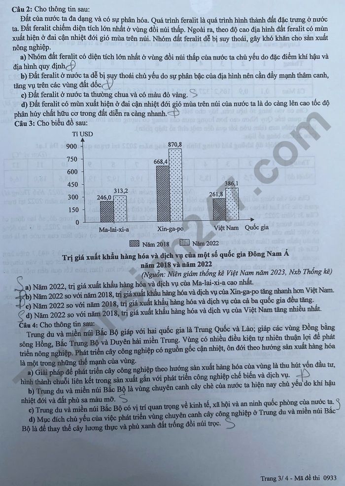 Đề các môn tự chọn thi tốt nghiệp THPT 2025 (Tất cả 9 môn)- Ảnh 22.