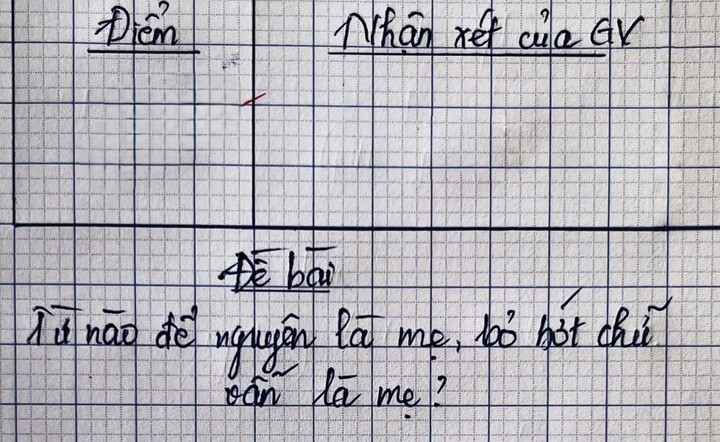 Từ nào để nguyên là mẹ, bỏ bớt chữ vẫn là mẹ?- Ảnh 1.