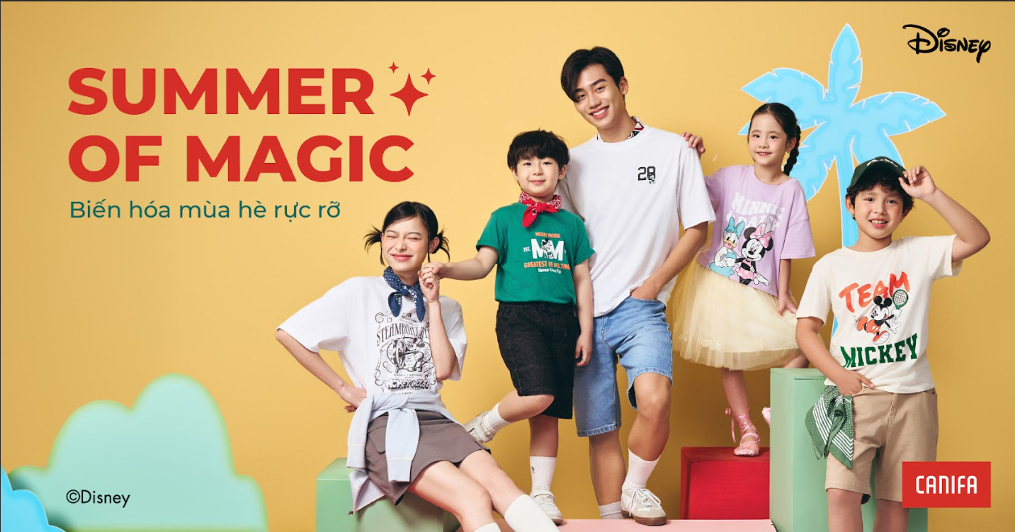 Khám phá mùa hè rực rỡ tại Canifa cùng loạt nhân vật Stitch nghịch ngợm, Doraemon và những người bạn!- Ảnh 1.