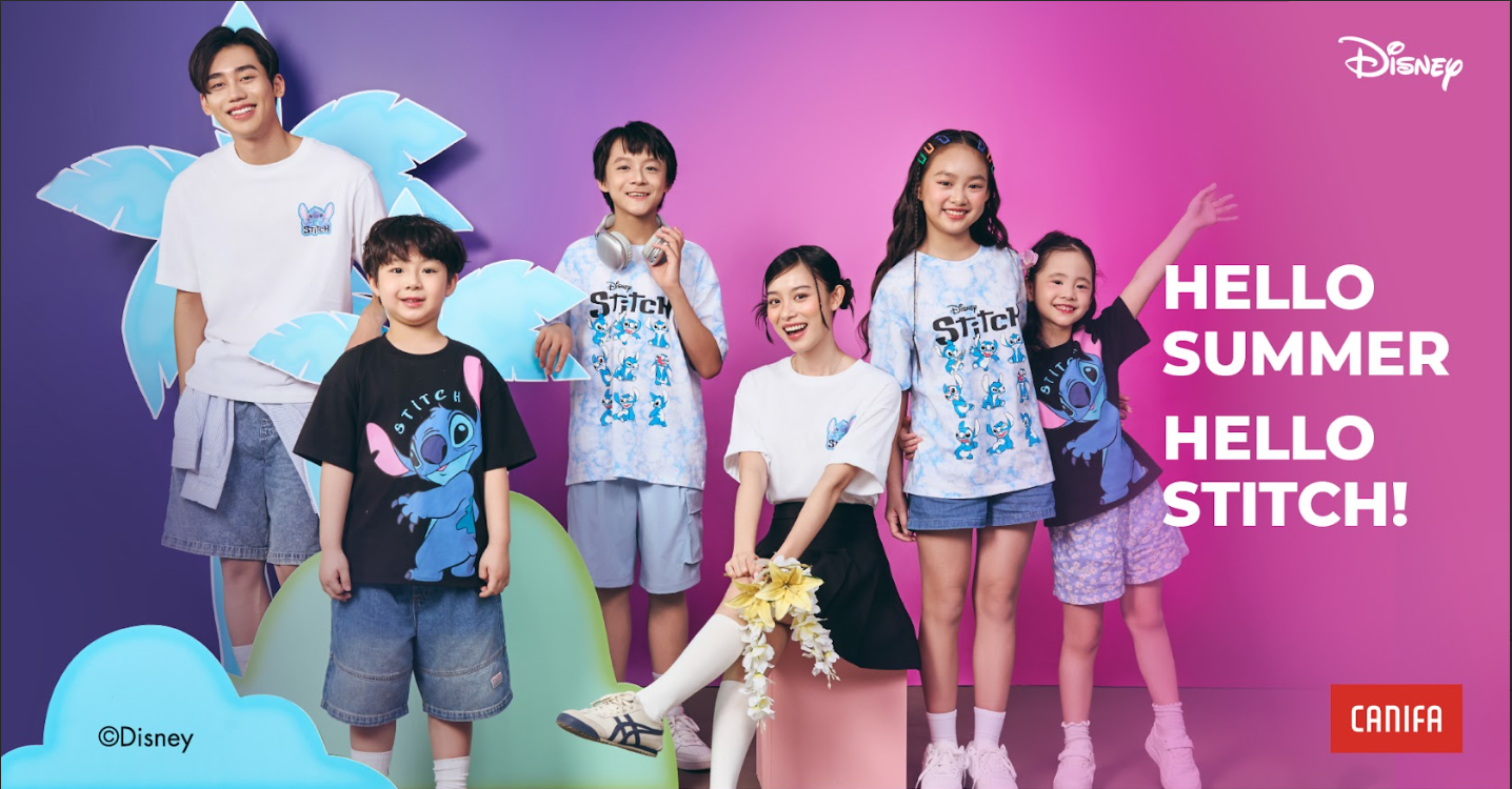 Khám phá mùa hè rực rỡ tại Canifa cùng loạt nhân vật Stitch nghịch ngợm, Doraemon và những người bạn!- Ảnh 5.