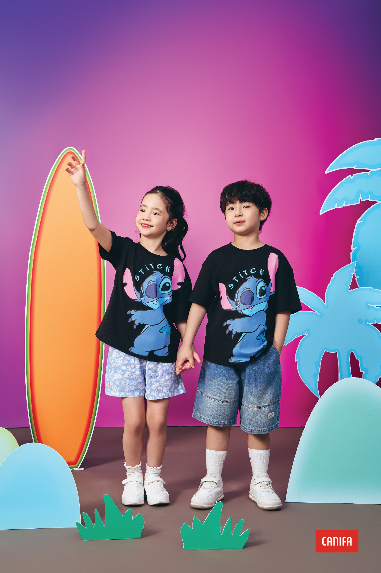 Khám phá mùa hè rực rỡ tại Canifa cùng loạt nhân vật Stitch nghịch ngợm, Doraemon và những người bạn!- Ảnh 6.