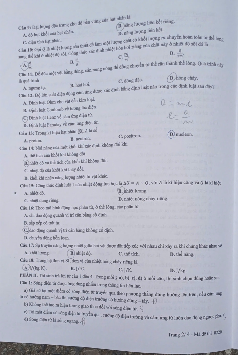Đề các môn tự chọn thi tốt nghiệp THPT 2025 (Tất cả 9 môn)- Ảnh 9.