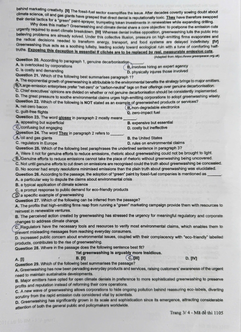 Đề các môn tự chọn thi tốt nghiệp THPT 2025 (Tất cả 9 môn)- Ảnh 3.