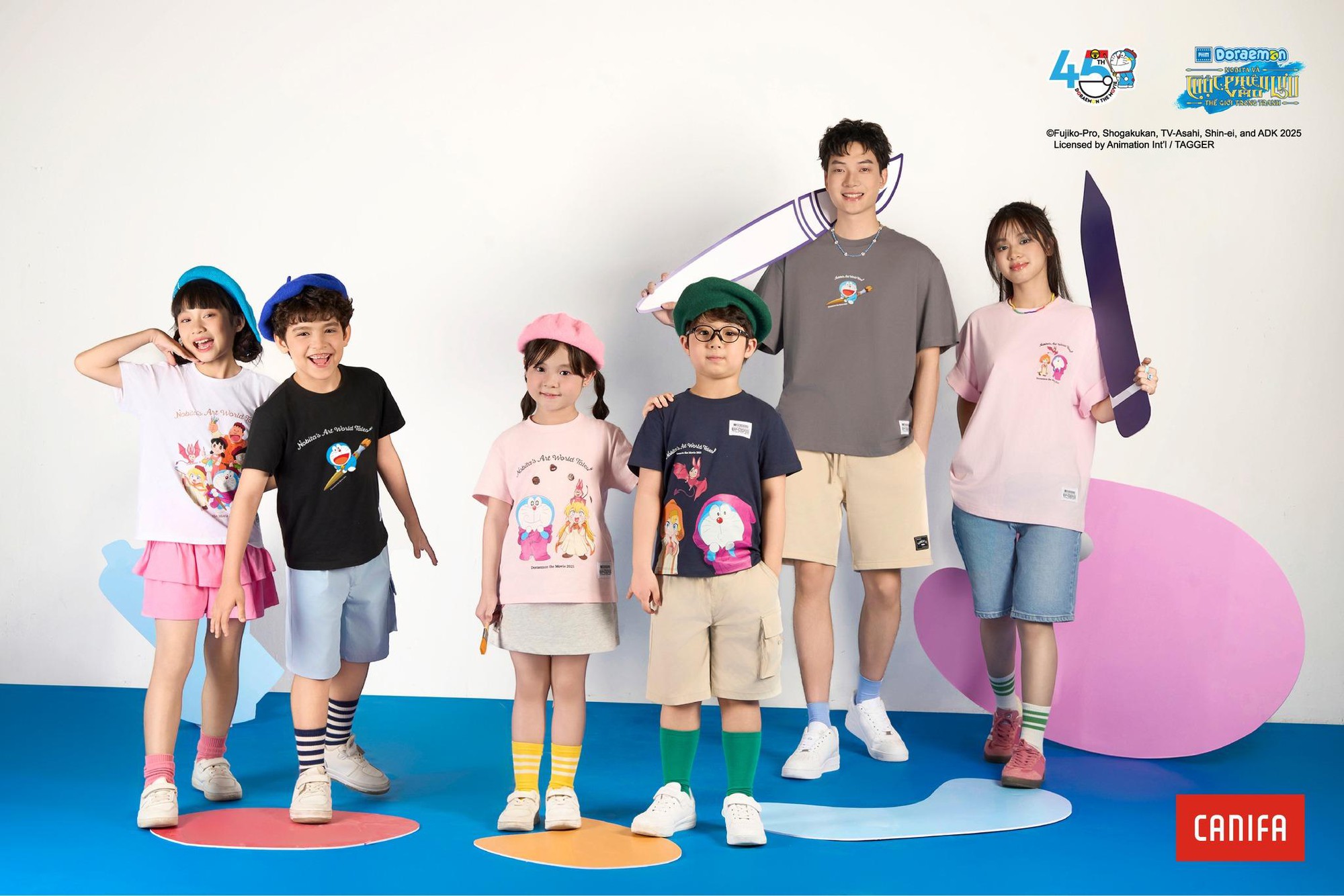 Khám phá mùa hè rực rỡ tại Canifa cùng loạt nhân vật Stitch nghịch ngợm, Doraemon và những người bạn!- Ảnh 7.