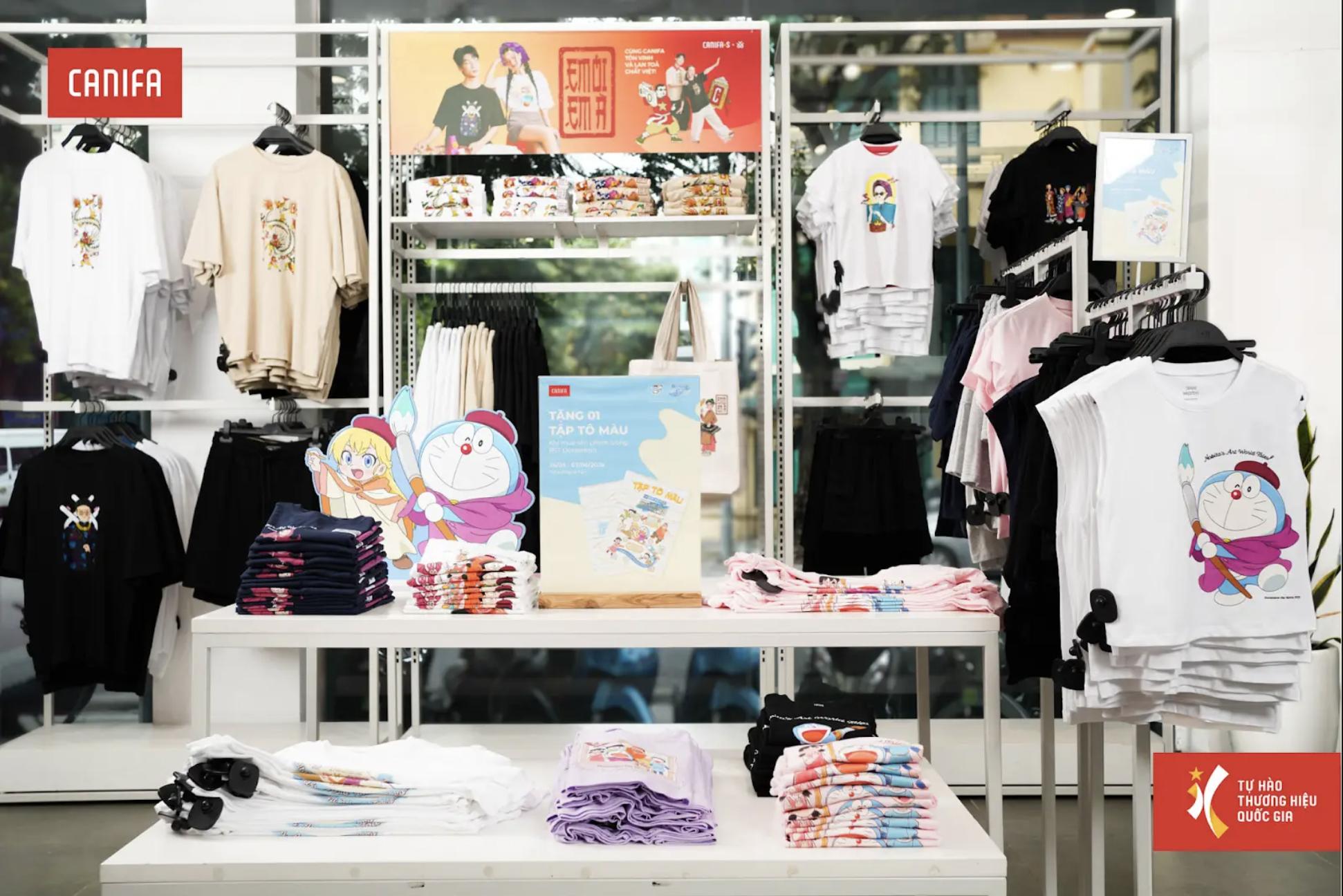 Khám phá mùa hè rực rỡ tại Canifa cùng loạt nhân vật Stitch nghịch ngợm, Doraemon và những người bạn!- Ảnh 9.