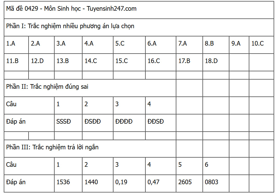 Đáp án các môn tự chọn thi tốt nghiệp THPT 2025 (Tất cả 9 môn)- Ảnh 16.