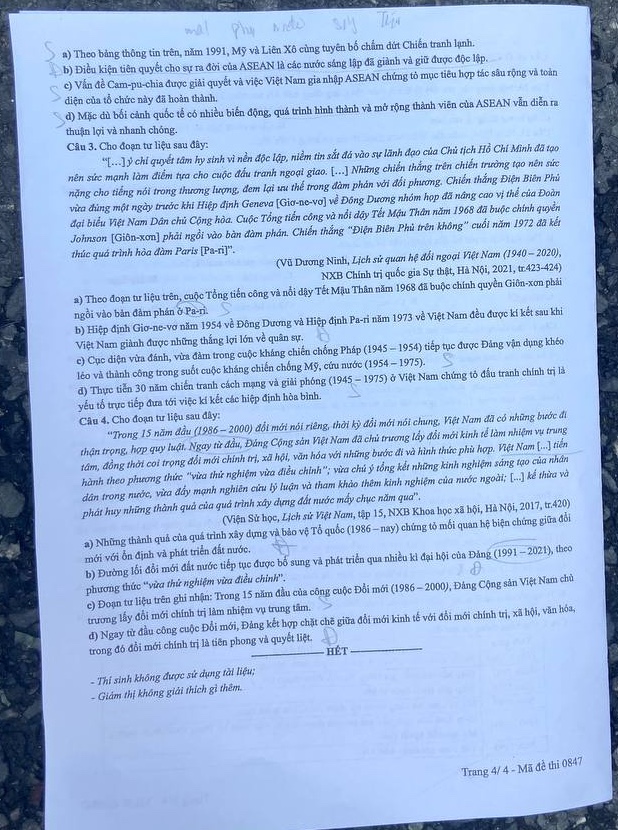 Đề các môn tự chọn thi tốt nghiệp THPT 2025 (Tất cả 9 môn)- Ảnh 7.