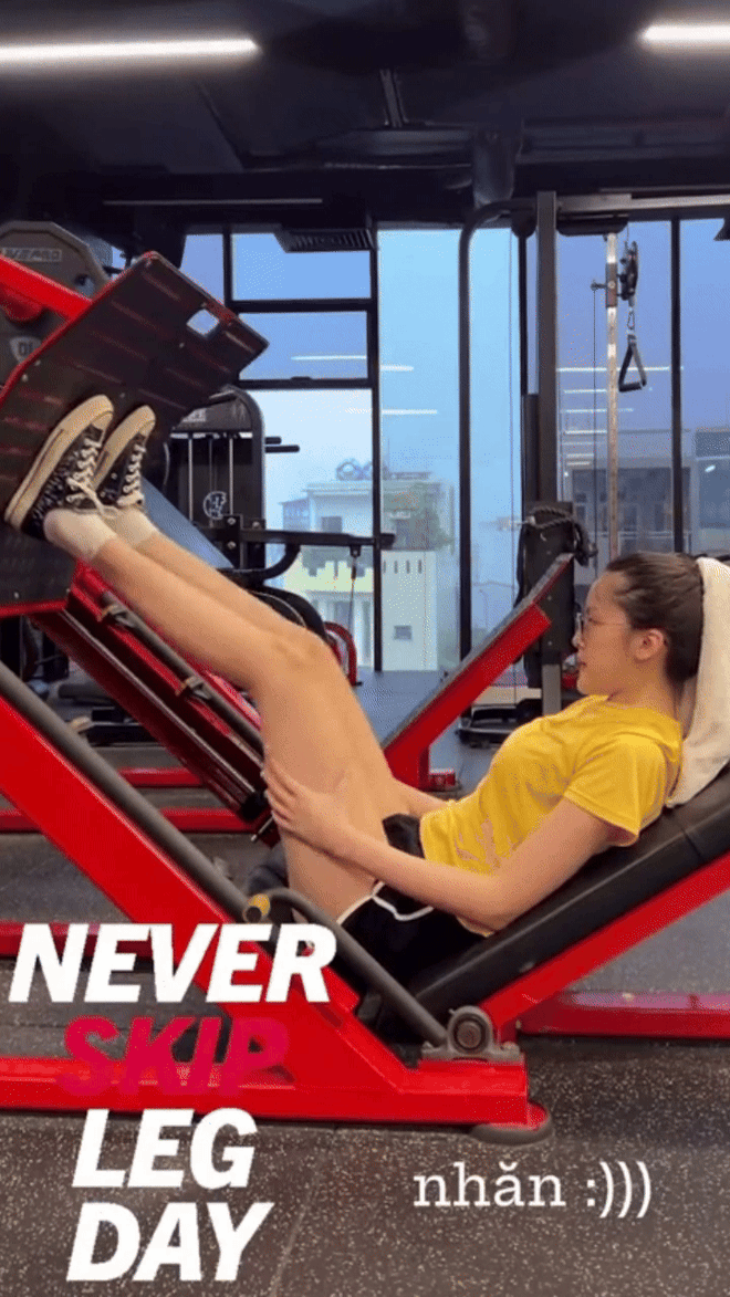 Chăm tập gym, bạn gái HIEUTHUHAI tăng cân nhanh 