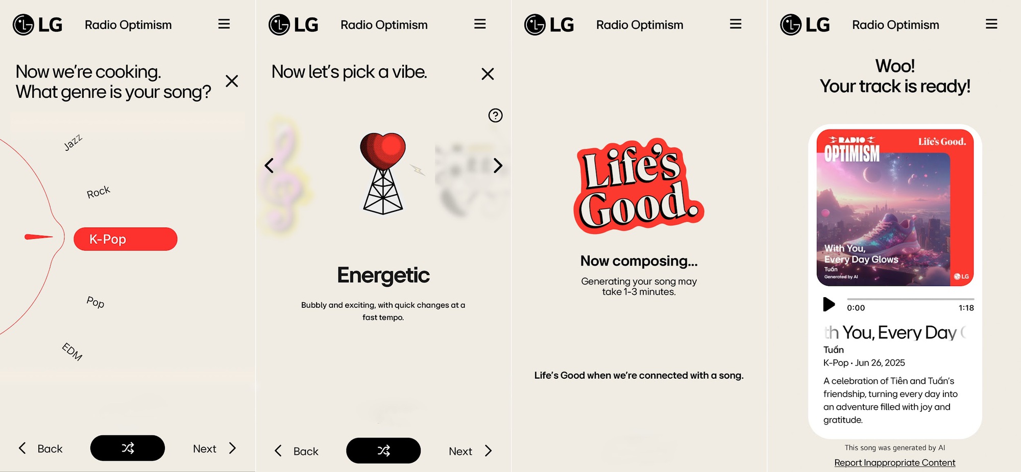 Sáng tạo giai điệu riêng cùng Radio Optimism từ LG- Ảnh 3. Sáng tạo giai điệu riêng cùng Radio Optimism từ LG- Ảnh 3.