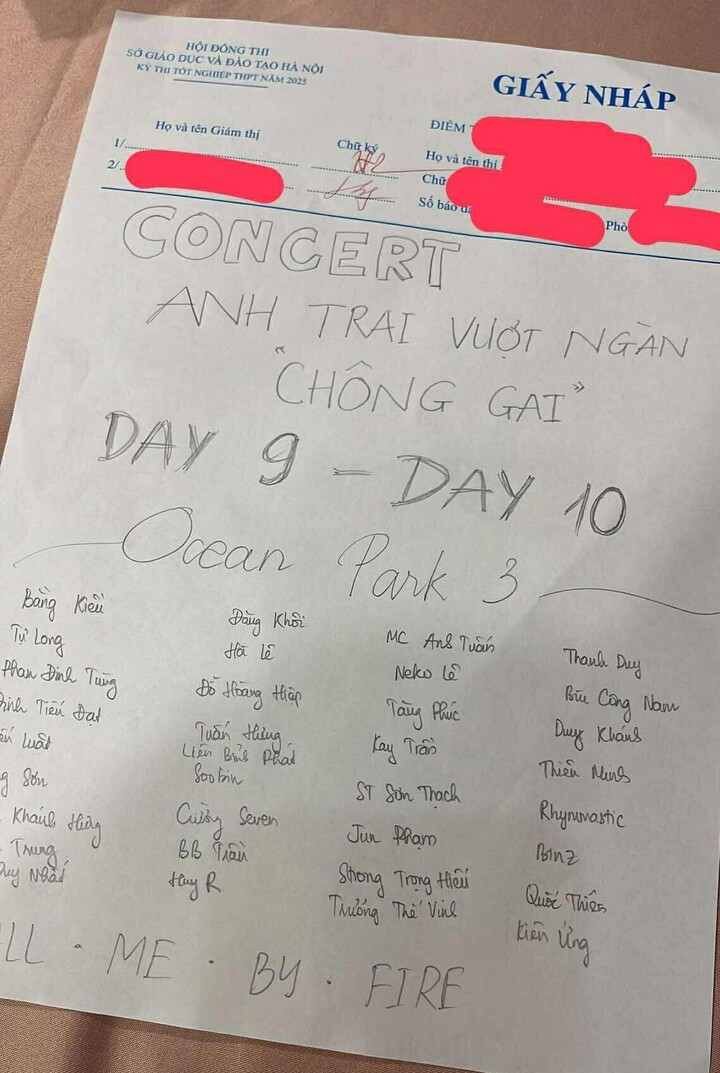 Loạt giấy nháp "gây bão" mùa thi tốt nghiệp THPT- Ảnh 4.