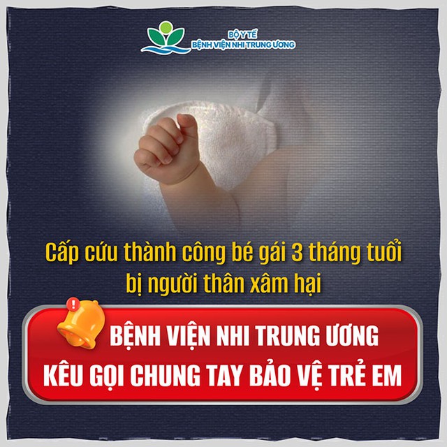 Bắt người đàn ông xâm hại bé gái 3 tháng tuổi, Bệnh viện Nhi đưa ra lời kêu gọi- Ảnh 1.
