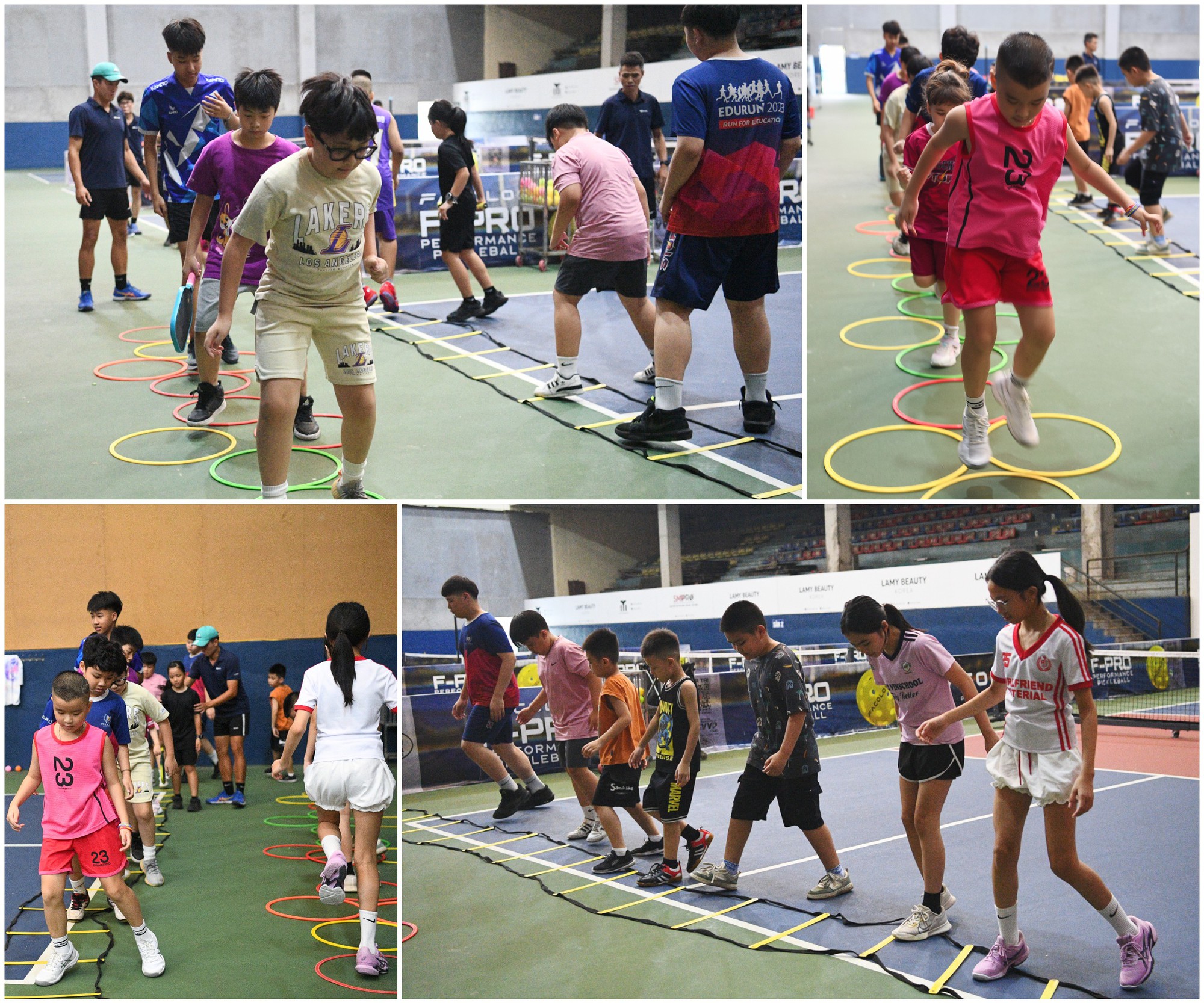 “Khối nghỉ hè” đầm đìa mồ hôi trên sân pickleball: HLV hụt hơi, phụ huynh chi tiền triệu- Ảnh 4.