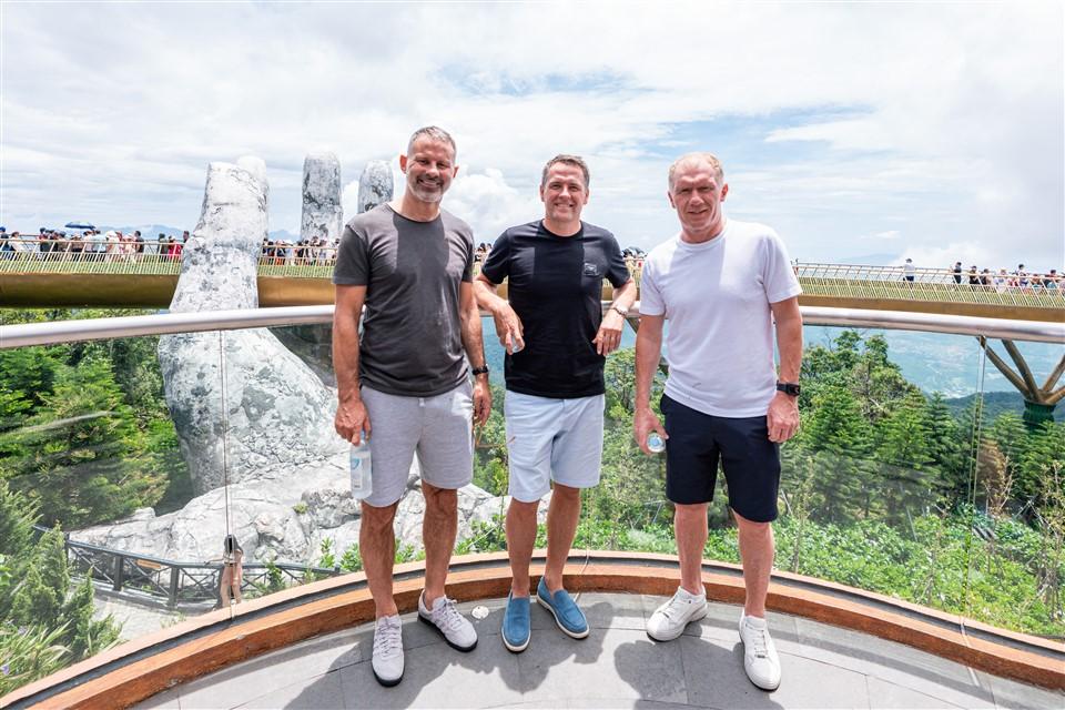 Ba huyền thoại bóng đá Michael Owen, Ryan Giggs, Paul Scholes trải nghiệm Ba Na Hills- Ảnh 3.