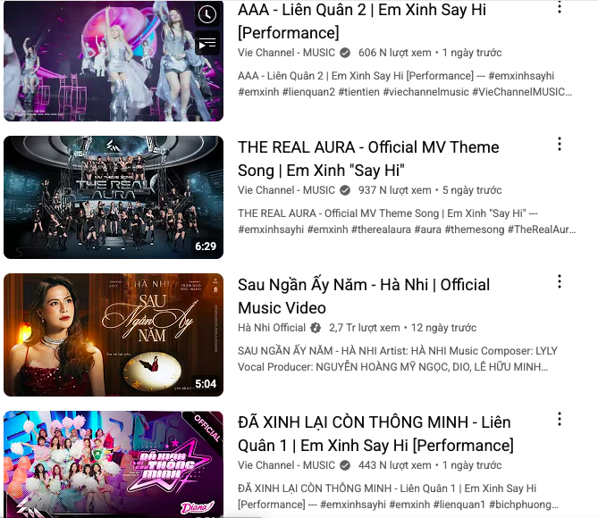 Đặc sản show Say Hi trở lại: Màn trình diễn của các Em Xinh đạt Top 1, 30 sao nữ đổ bộ trending cực đỉnh!- Ảnh 1.