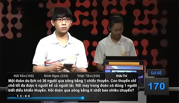 Bài toán "chở người sang sông" làm khó cả 4 thí sinh Đường Lên Đỉnh Olympia- Ảnh 1.
