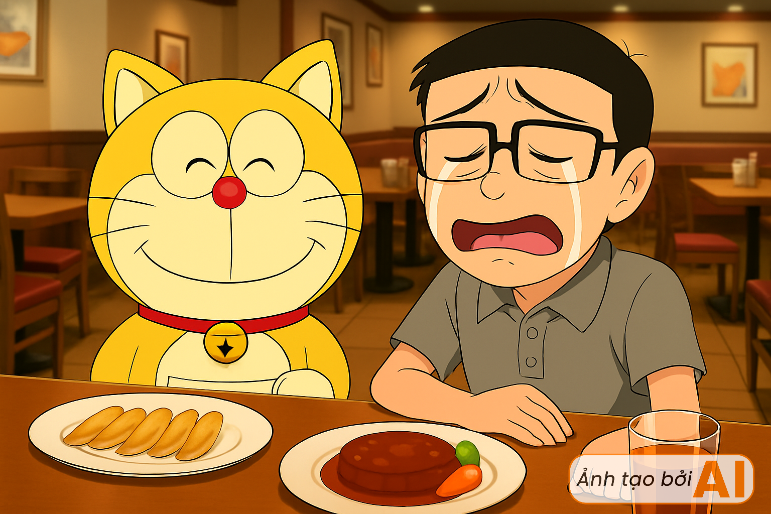 Nobita thất nghiệp, 40 tuổi đi họp lớp bỗng gặp một sinh vật màu vàng biết tiên tri: Vận mệnh đổi chiều từ đây?- Ảnh 3.