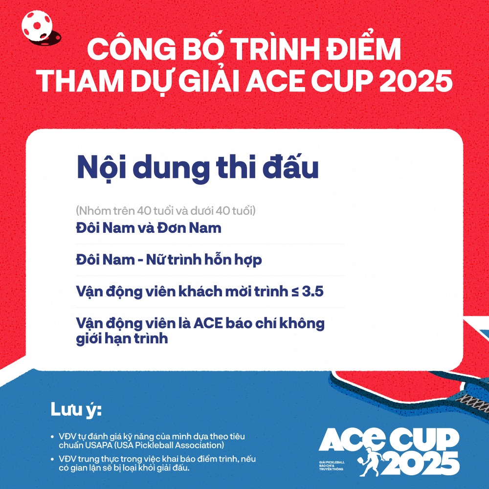 Tất tần tật về giải Pickleball Báo chí - Truyền thông - ACE Cup 2025: Tạm xa deadline, “đập bóng, đổ mồ hôi” giữa hè rực lửa!- Ảnh 4.
