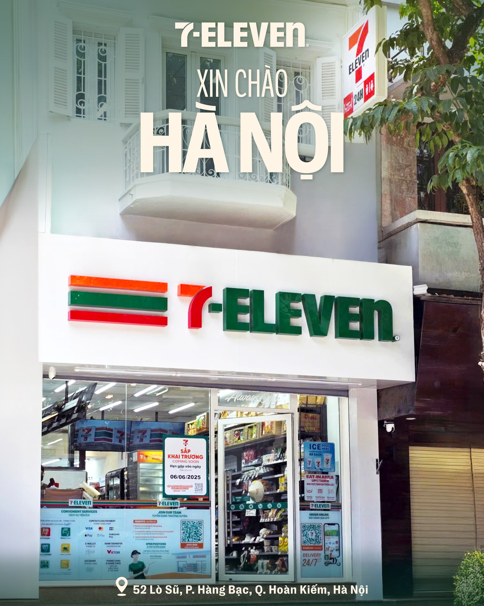 7-Eleven chính thức ấn định ngày "chào sân" Hà Nội, Circle K, GS25 có thêm "đối thủ" mới?- Ảnh 1.