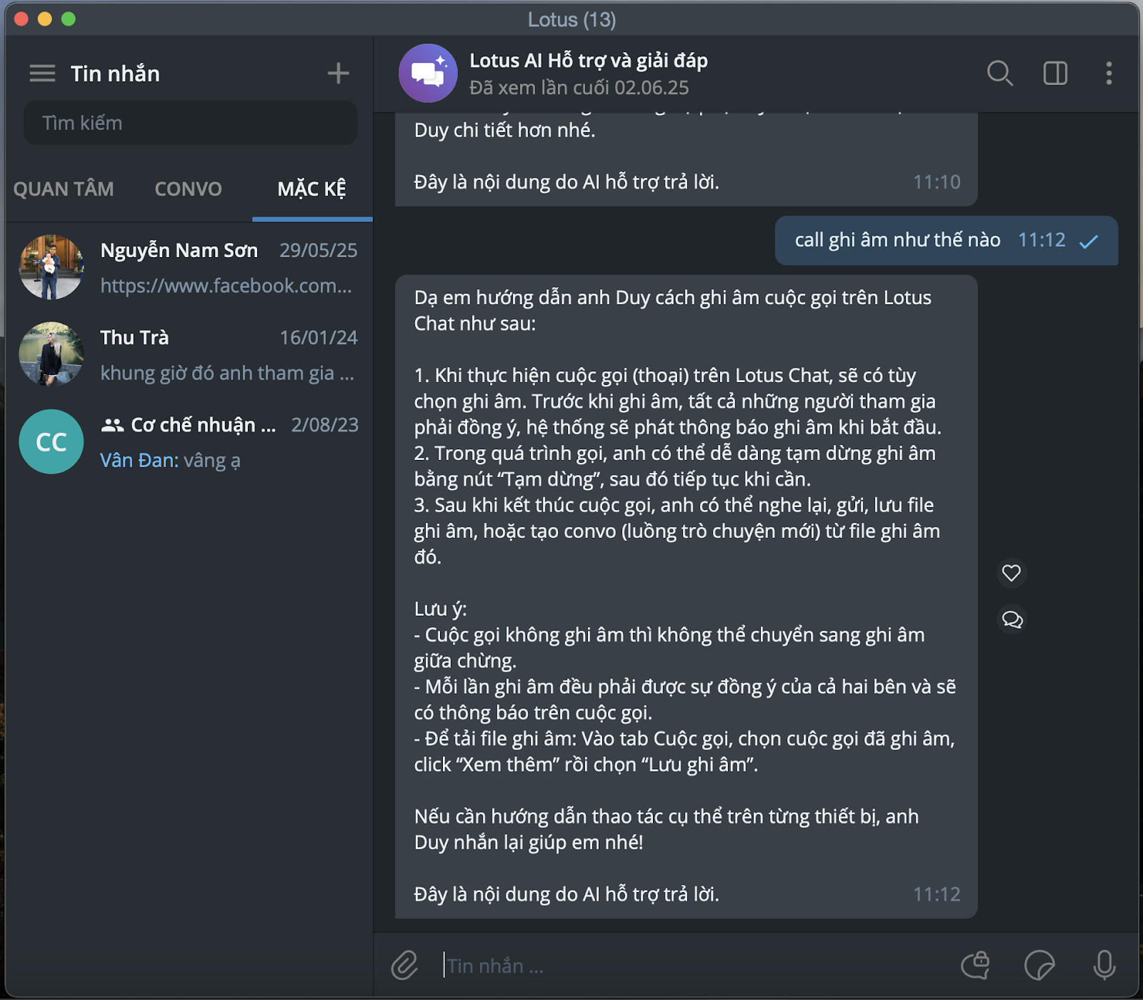 Lotus for Work: "Mục tiêu là cung cấp cả một môi trường làm việc, chứ chỉ để chat thì nhiều app làm rồi"- Ảnh 5.